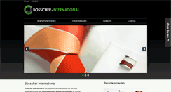 Desktop Screenshot of bosscher-international.com
